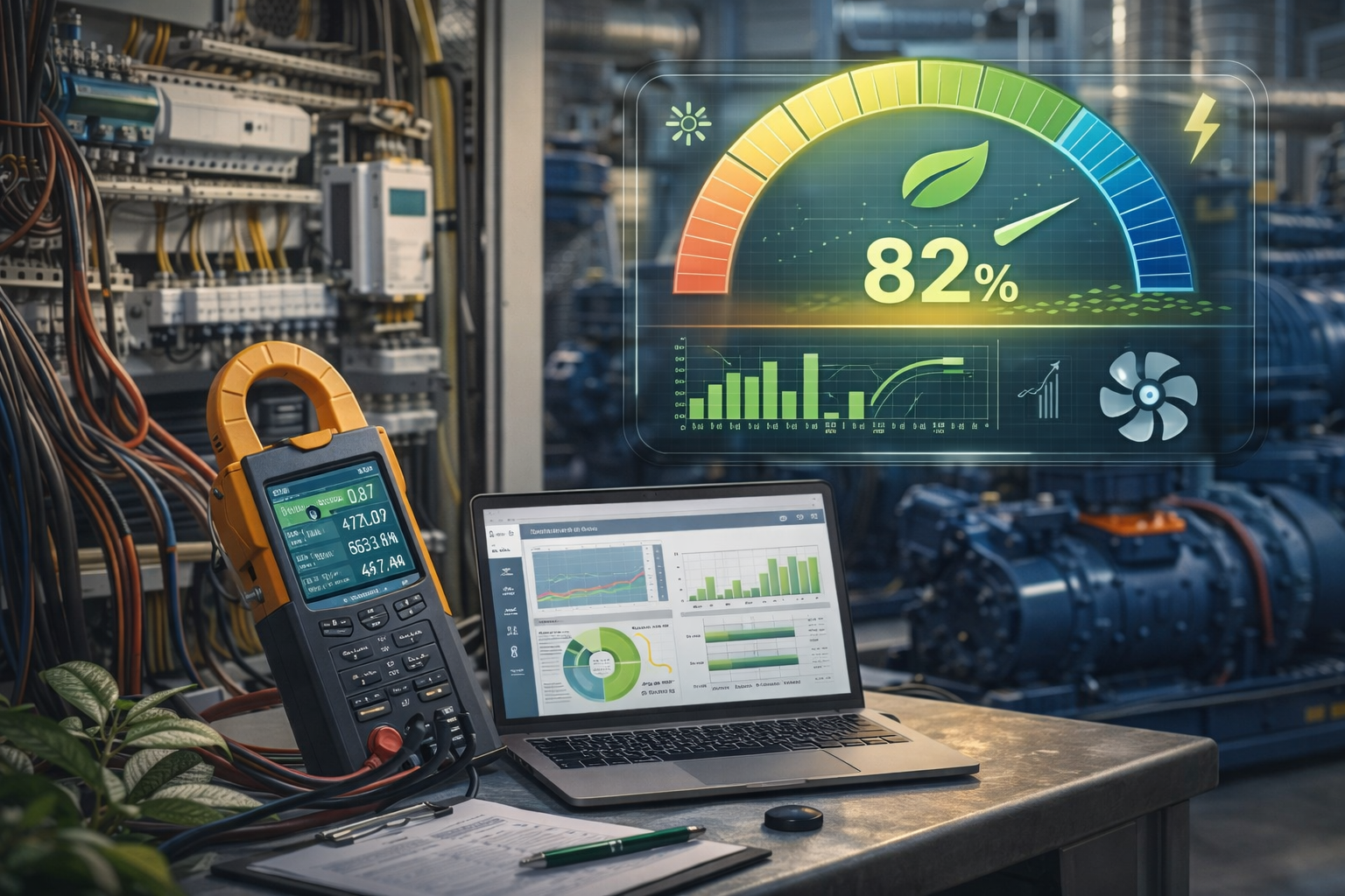 Eficiencia energética y optimización de sistemas.